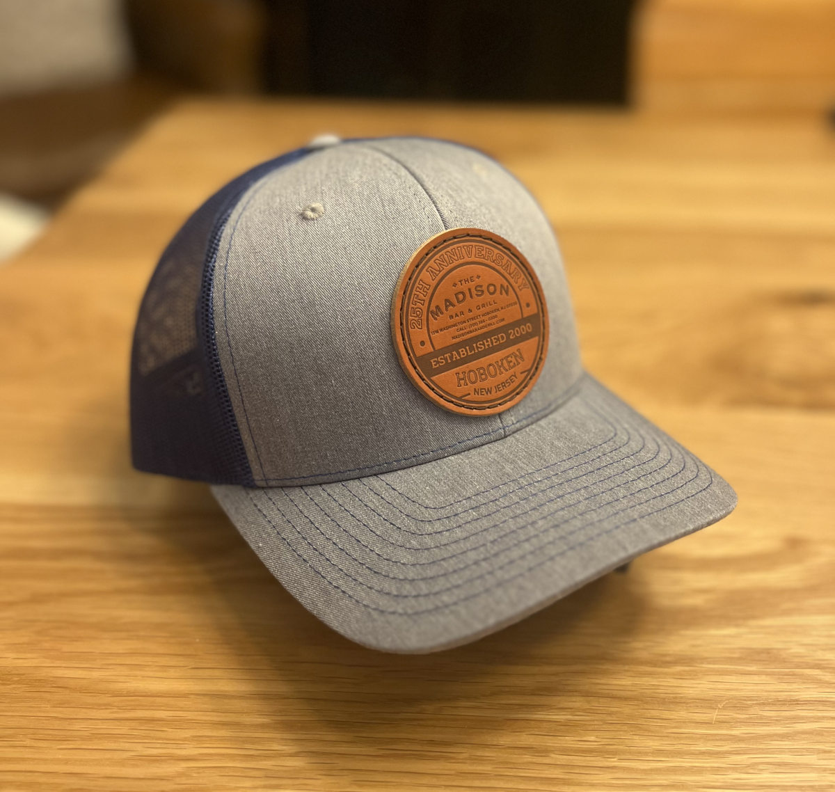 Gray/Blue Trucker Hat
