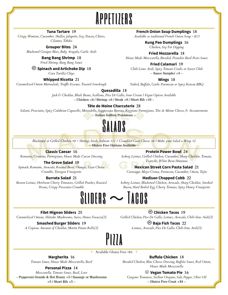 places to eat in hoboken nj, Summer Menu