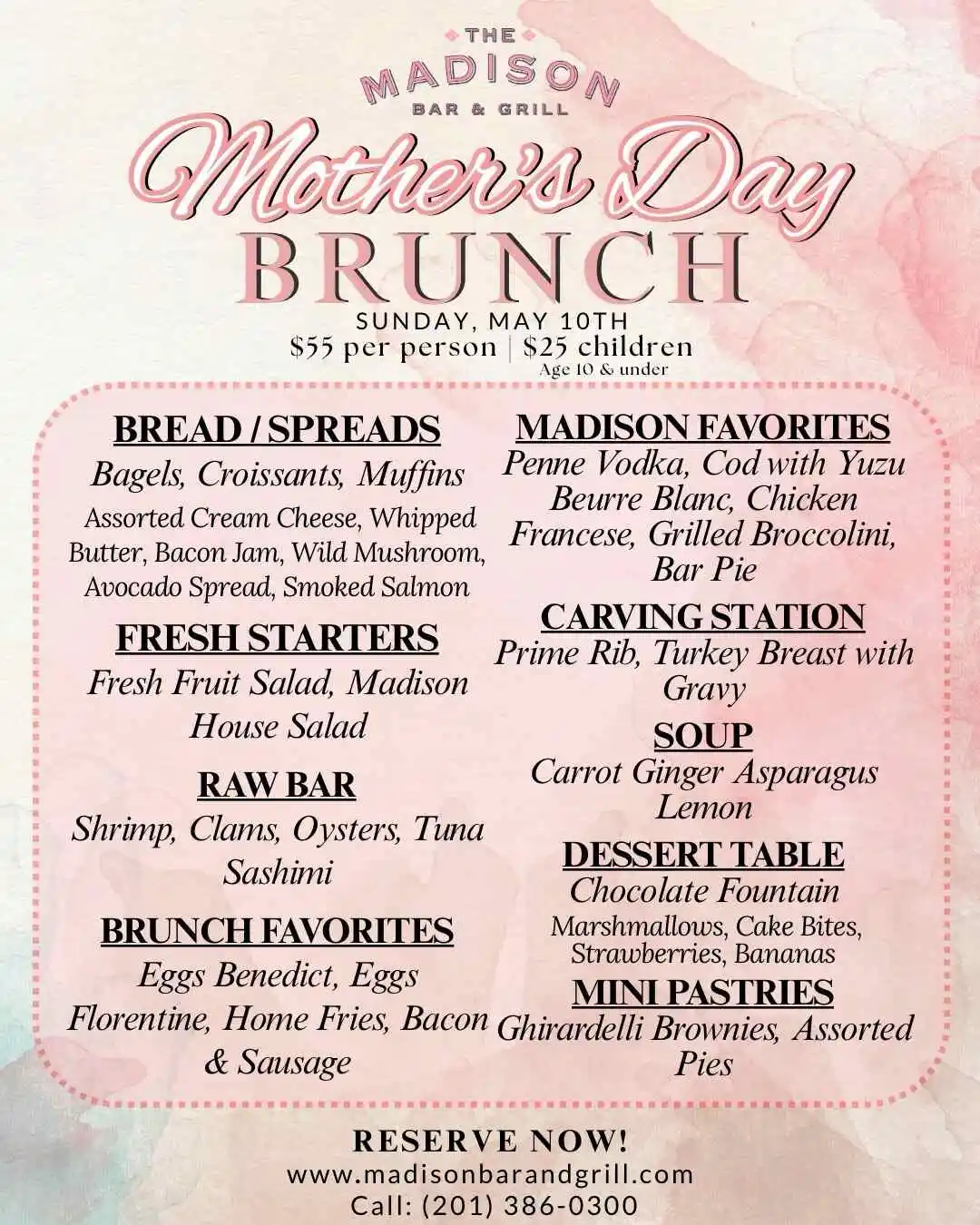 Mother's Day Brunch Event Details
